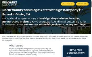 Innovative Sign Systems website
