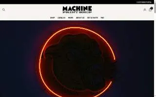 Machine Print Shop website