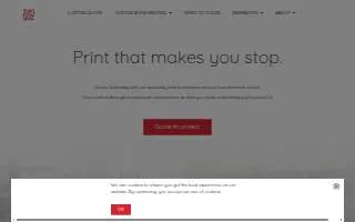 Nonstop Printing website