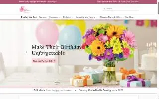 Paseo Flower Shop website