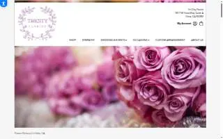 Tri-City Florist website