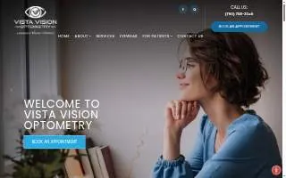 Vista Vision Optometry website