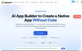 Appy Pie LLC website