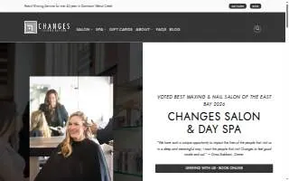 Changes Salon & Day Spa website