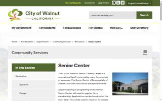 City of Walnut Senior Center