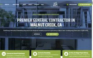 Build Strong Construction Bay website