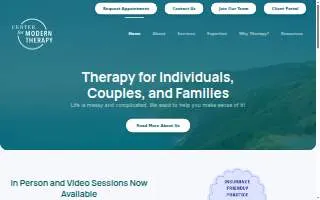 Center for Modern Therapy website