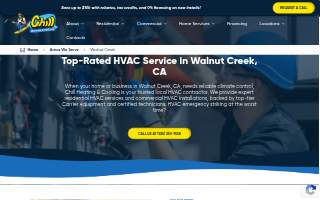 Chill Heating and Cooling of Walnut Creek
