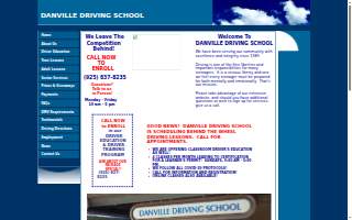 Danville Driving School website