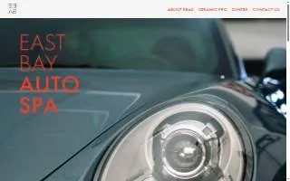 East Bay Auto Spa website