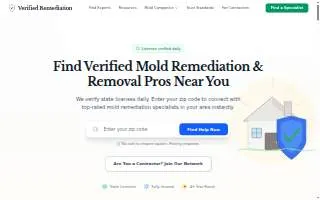 Mold Inspection & Test CA website