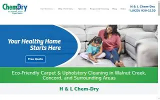 H & L Chem-Dry of Walnut website