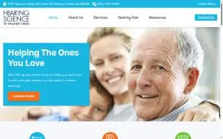 Hearing Science of Walnut Creek website