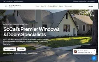 Master Pro Windows & Glass Inc of Walnut website