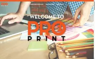 Pro1Print, LLC website