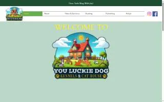 You Luckie Dog Kennels and Cat House of Walnut website