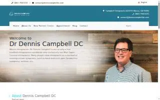 Dennis L. Campbell, DC website