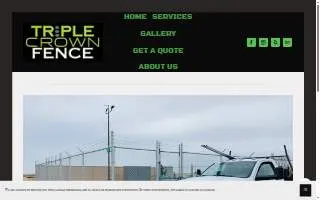 Triple Crown Fence Co of Wasco website