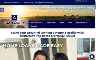 Bay Equity Lending: Fernando Vicente website