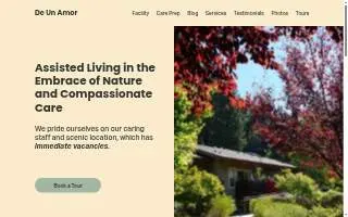 De un Amor website