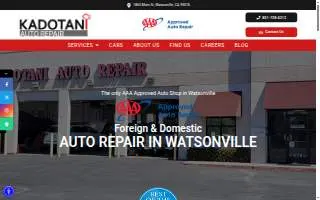 Kadotani Auto Repair website
