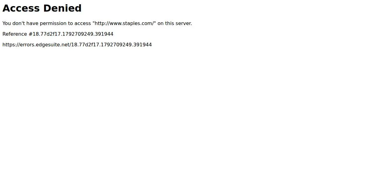 Staples of Watsonville website