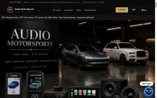 Audio MotorSport website