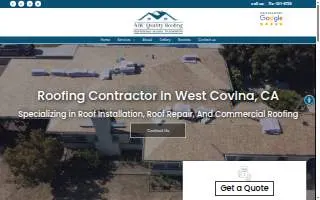 ABC Quality Roofing website