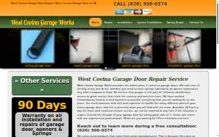 Covina Garage Door's Repair website