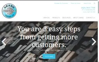 Grand Printing of West Covina website
