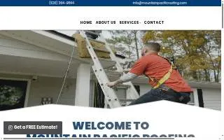 Mountain Pacific Roofing Inc website