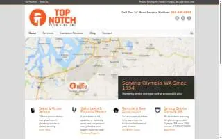 Top Notch Plumbing Inc. of West Covina website