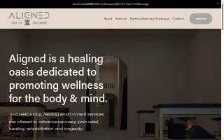 Aligned Health and Wellness of West Hollywood website