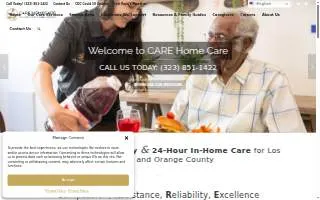 CARE Homecare website