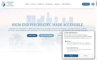 Century City Psychiatry — Anxiety, Depression & Trauma Treatment in Los Angeles website