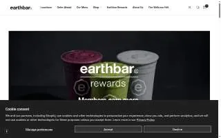 Earthbar of West Hollywood website