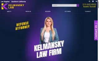Kelmansky Law - DUI & Criminal Defense Attorney of West Hollywood website