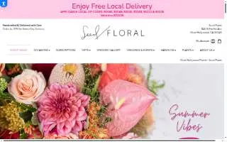Seed Floral website