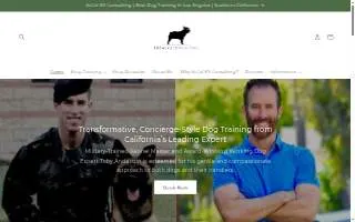 SoCal K9 Consulting website
