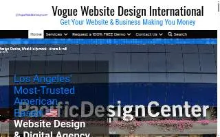 Vogue Website Design website