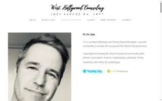 West Hollywood Counseling website