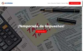 Mi Oficina Income Tax website