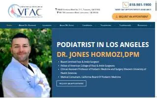Valley Foot & Ankle Center of West Puente Valley website