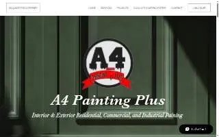A4 Painting Plus of West Sacramento website