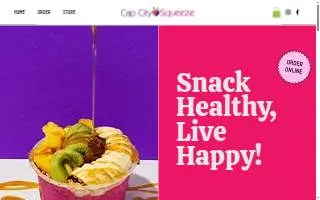 Cap City Squeeze Juice Bar of West Sacramento website