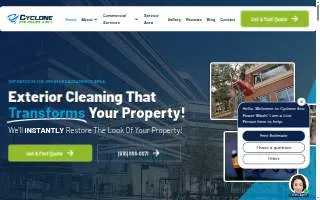 Cyclone Eco Power Wash of West Sacramento website