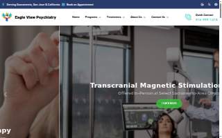 Eagle View Psychiatry - TMS, Spravato (Esketamine) & Psychotherapy Clinic website