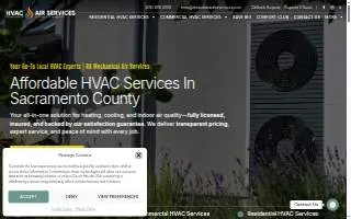 RK Mechanical Air Services Inc. of West Sacramento website