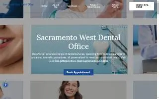 Sacramento West Dental Office of Dr. Archana Wakode website
