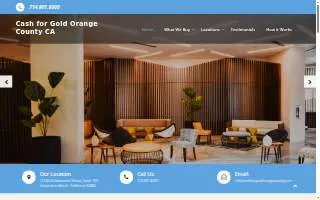 Cash For Gold Orange County website